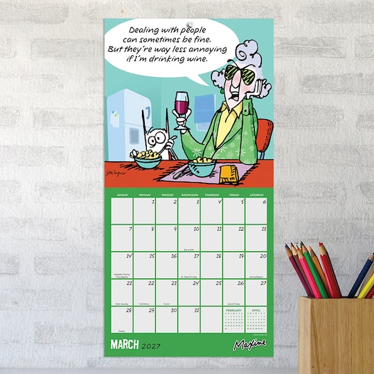 2027 Maxine Mini Calendar